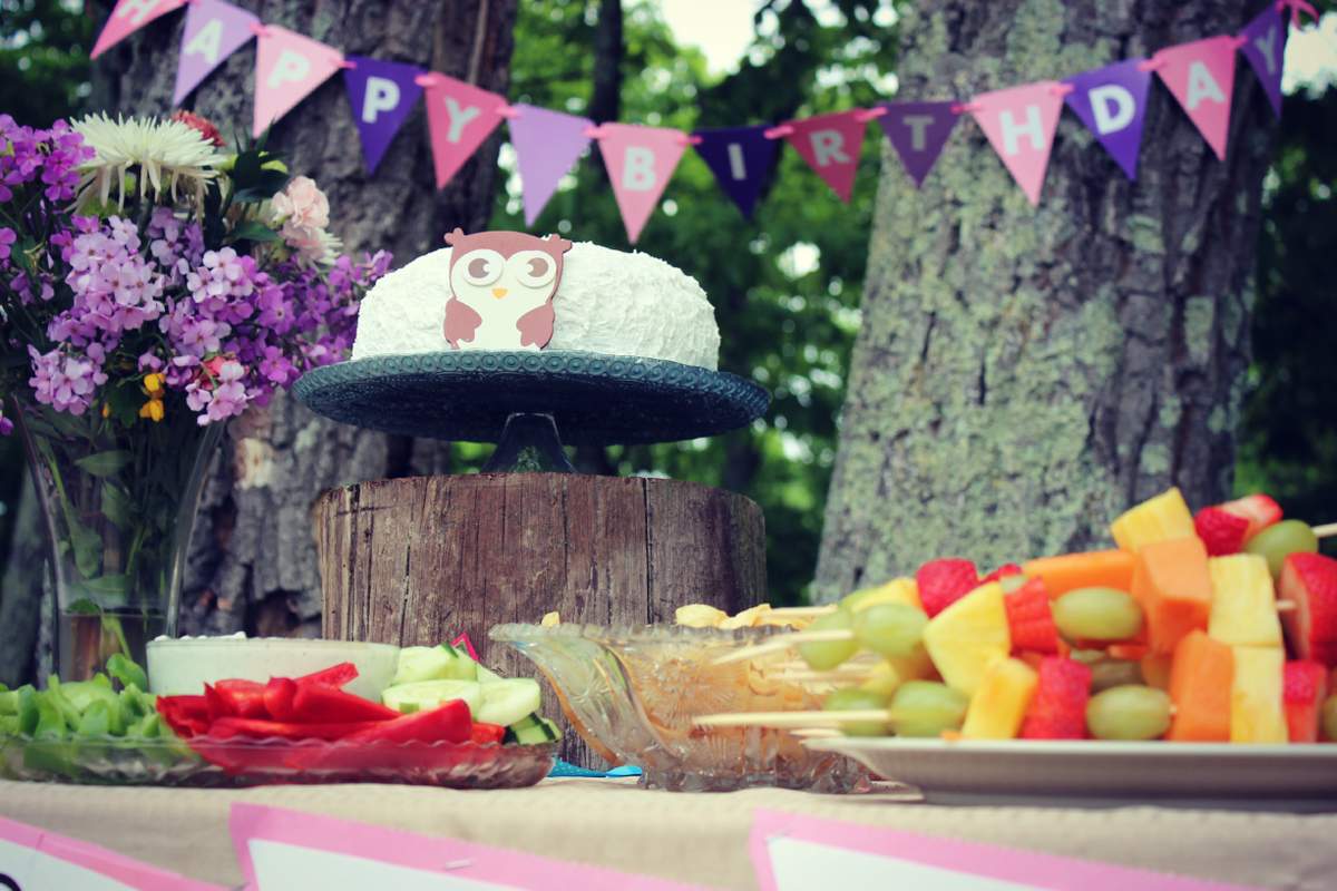 Alessia 2nd owl birthday - Owl Theme