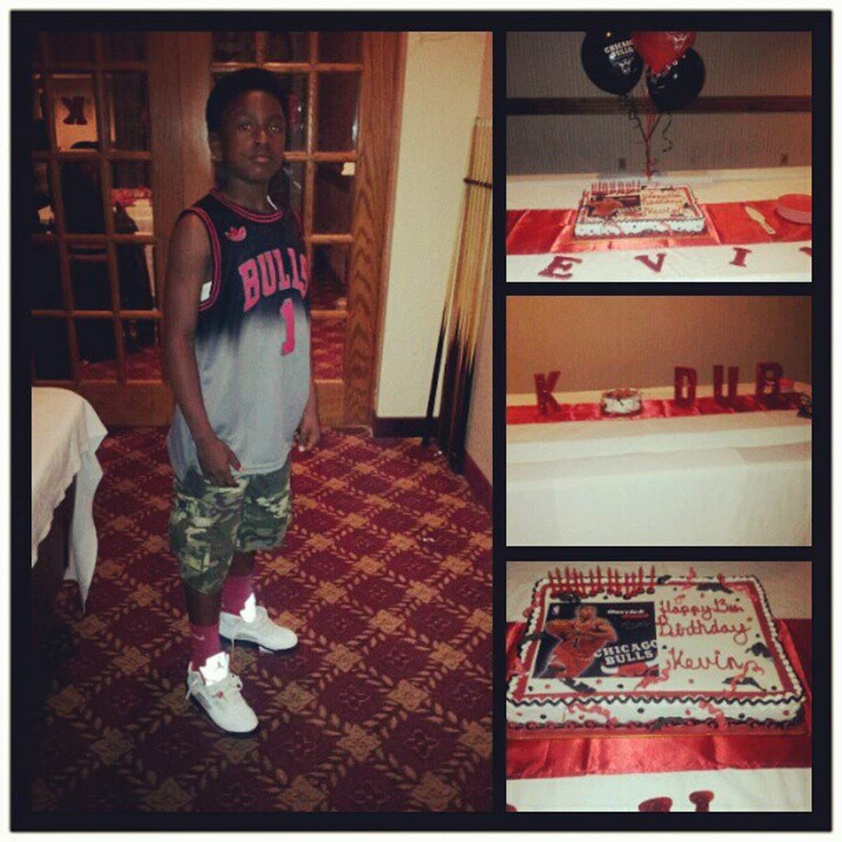 Kevin's 13th bday - Chicago Bulls