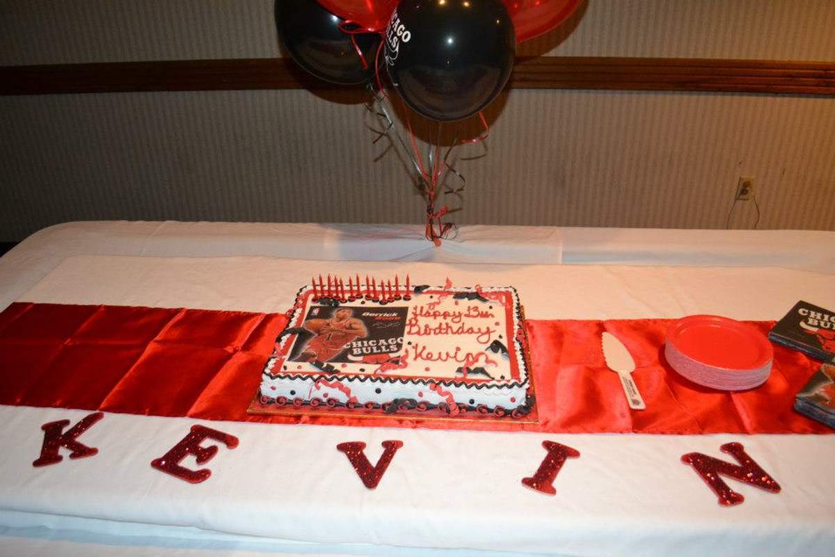 Chicago Bulls Birthday Party Ideas Photo 1 of 8 Catch My Party