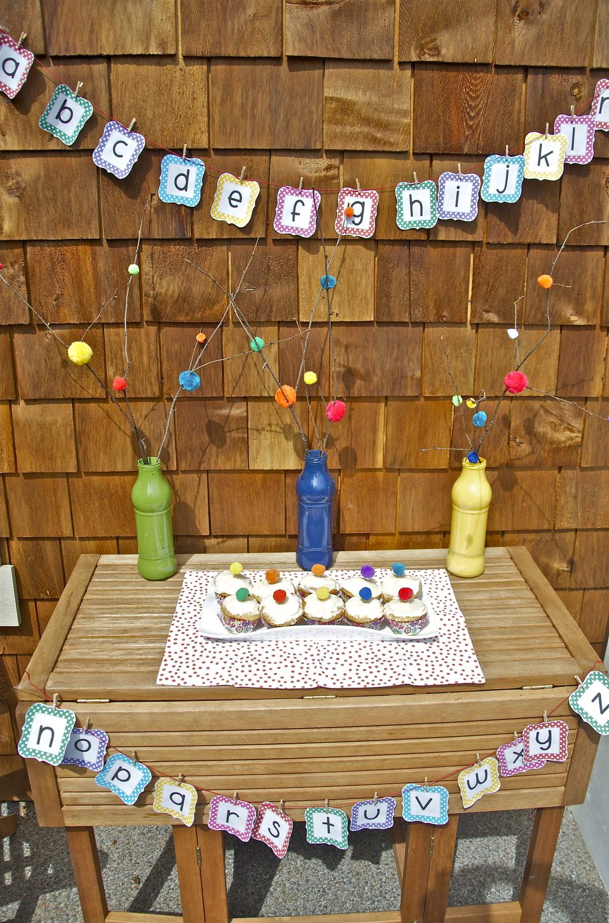 Henry's Baby Shower - Outdoorsy Pom Pom Theme!
