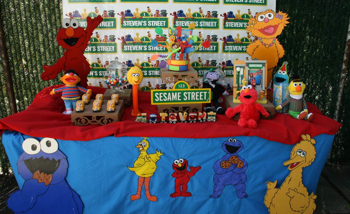 1st Birthday - Sesame Street inspired
