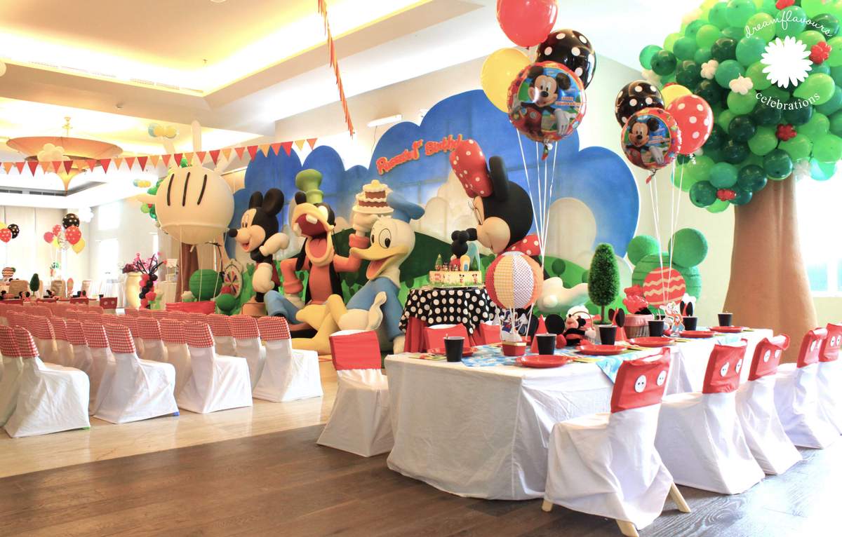 Russel 1st Birthday Party - Mickey goes picnic