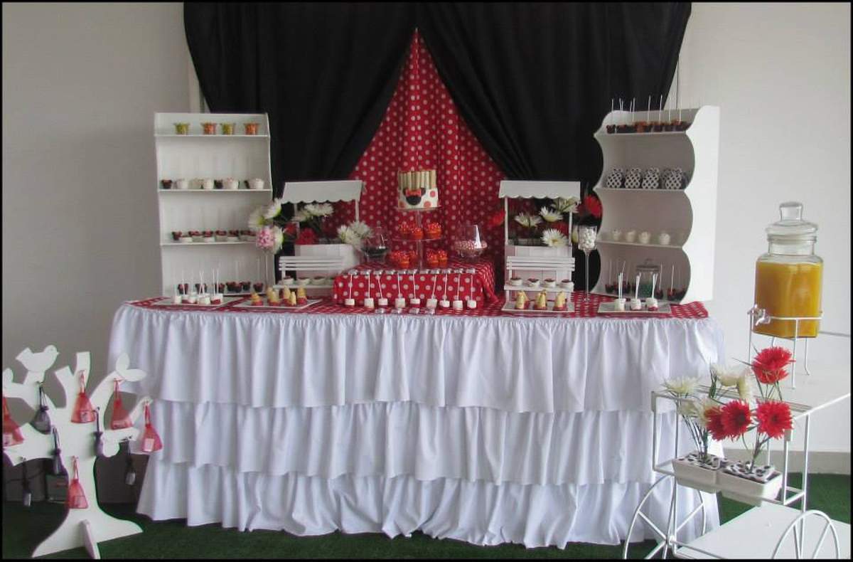 Party Minnie red - Minnie Mouse Polka dots