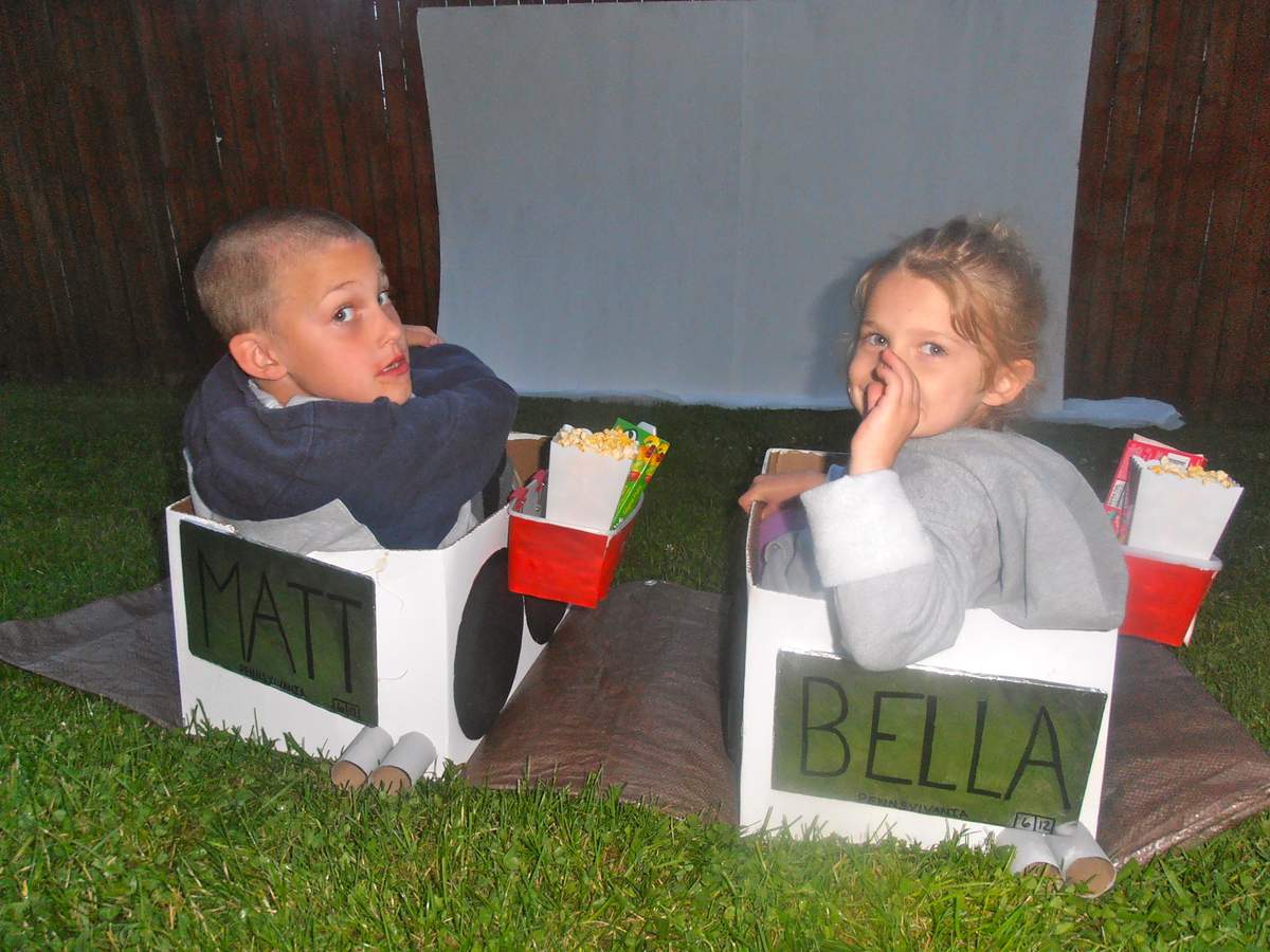 Backyard "Drive in" movie night - Movie Night
