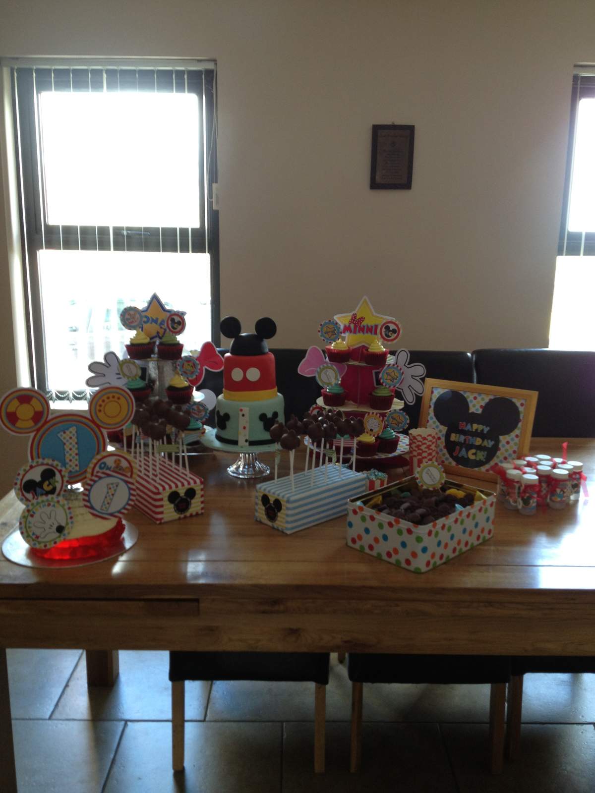 Jacks 1st Birthday - Mickey Mouse Clubhouse