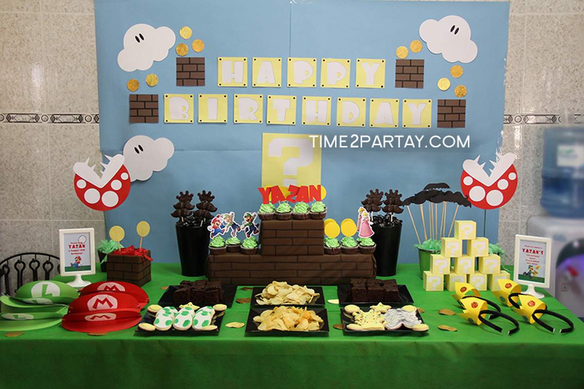 Super Mario 12th Birthday Party - Super Mario Party