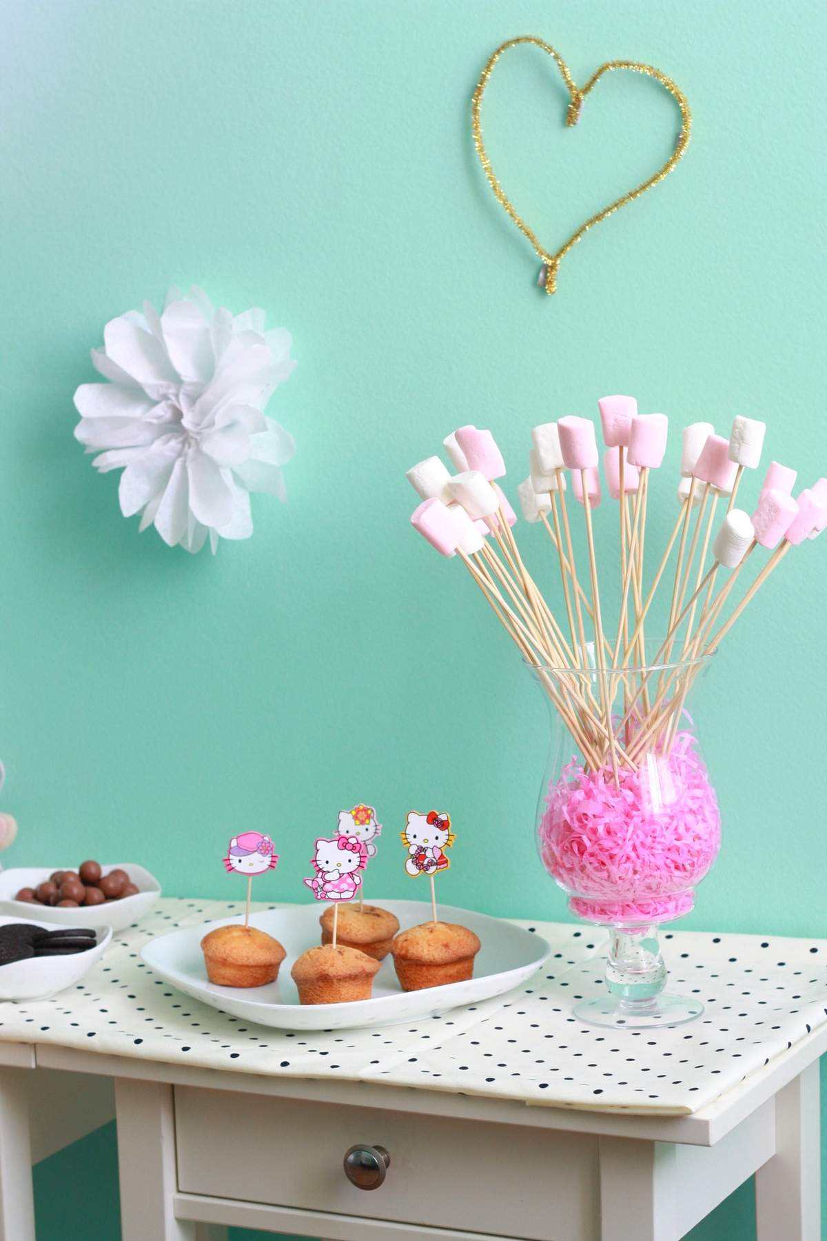 Pink and green Birthday Party Ideas Photo 1 of 9 Catch My Party