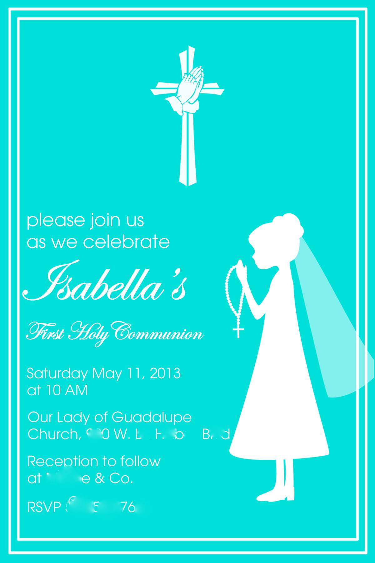 Tiffany's 1st Communion Reception - Tiffany's Party