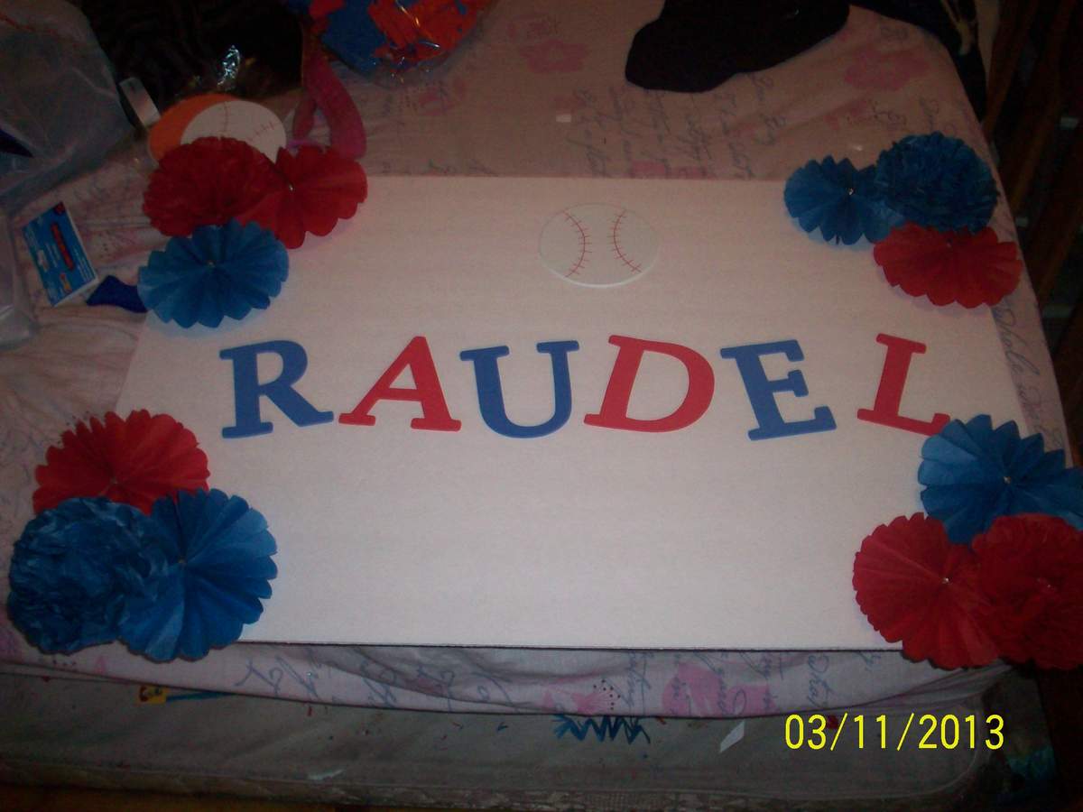 baseball shower  - Baseball