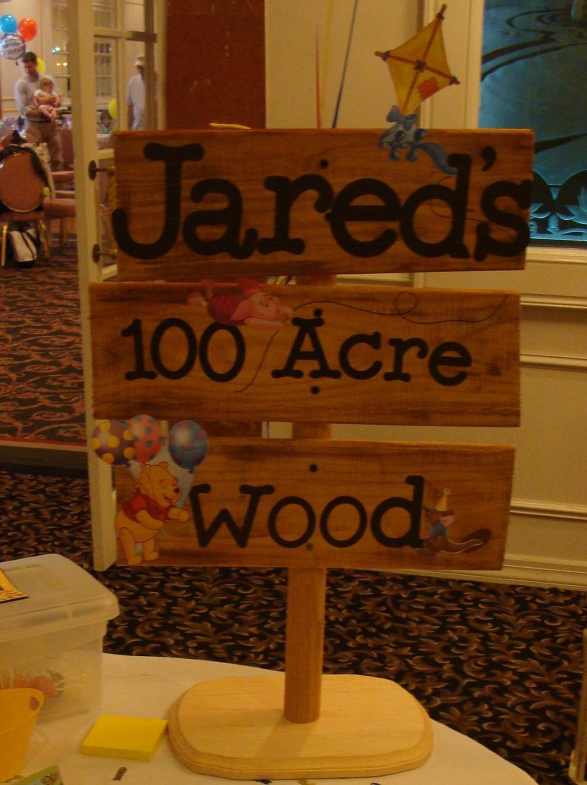 Jared's First Birthday  - Winnie the pooh 