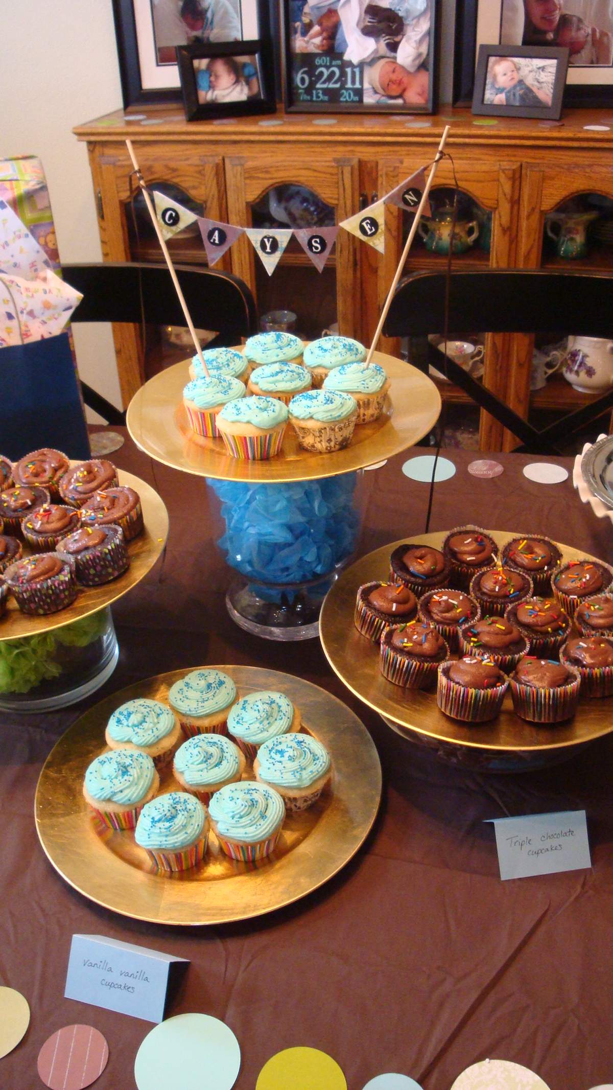 Caysen's 1st Birthday! - Blue and Green