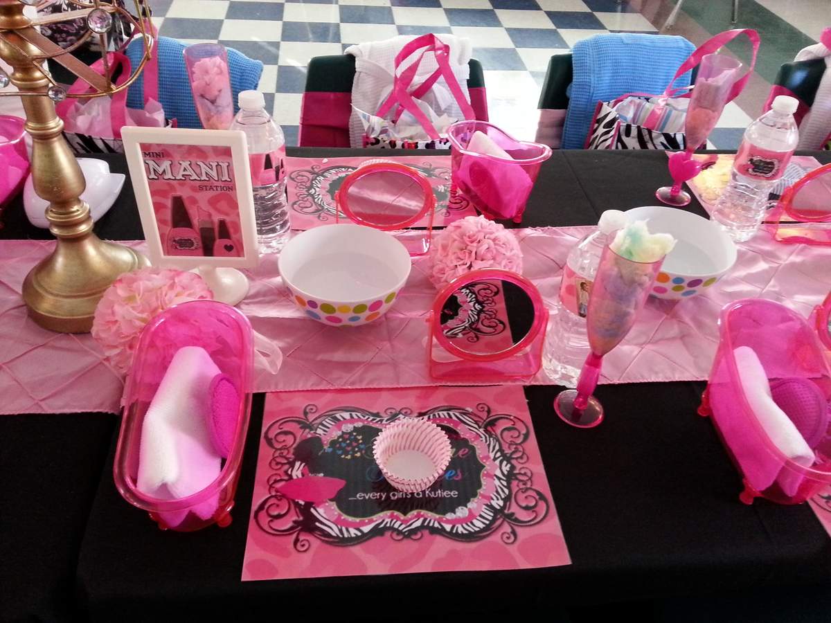 Spa Pamper Party Birthday Party Ideas Photo 1 Of 22 Catch My Party