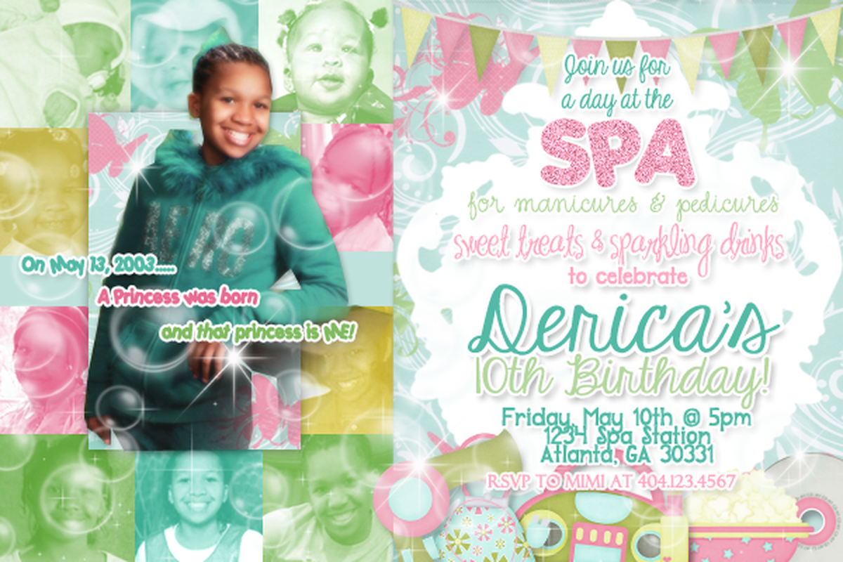 Derica's 10th Birthday SPArty - Spa