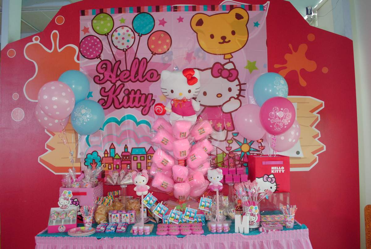 Morgans 1st Bday - Hello Kitty