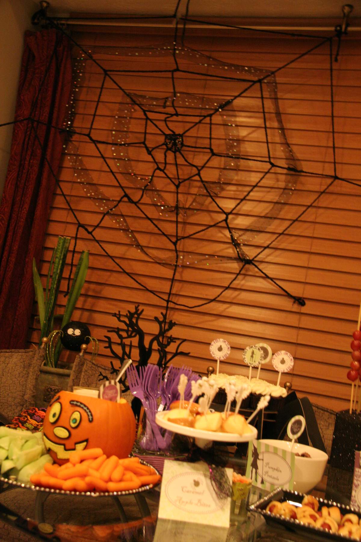 Glitter & Goblins & Halloween! Birthday Party Ideas Photo 9 of 29