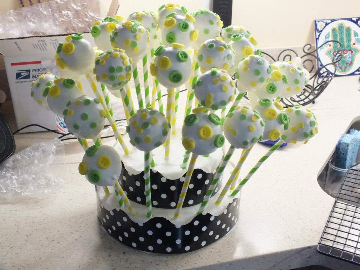 Cute as a Button Baby Shower - None