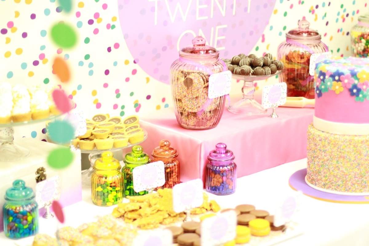 Confetti and Sprinkles Birthday Party Ideas Photo 17 of 40 Catch My