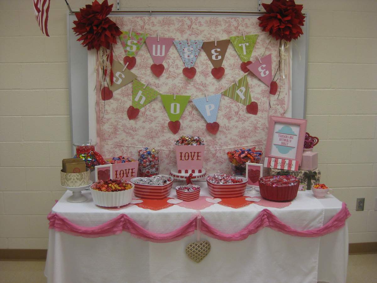 Sweet Shoppe Theme Teacher Appreciation Party Ideas Photo 2 of 9