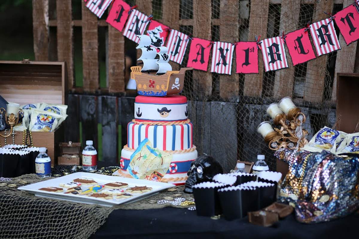Captain Jax's 1st Birthday - Pirate Birthday Boy