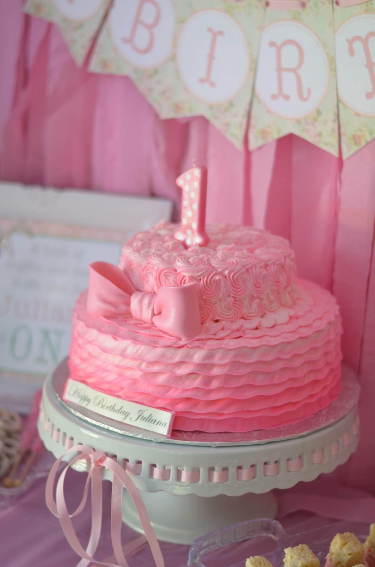 Juliana's First Birthday - Ruffles and Bows