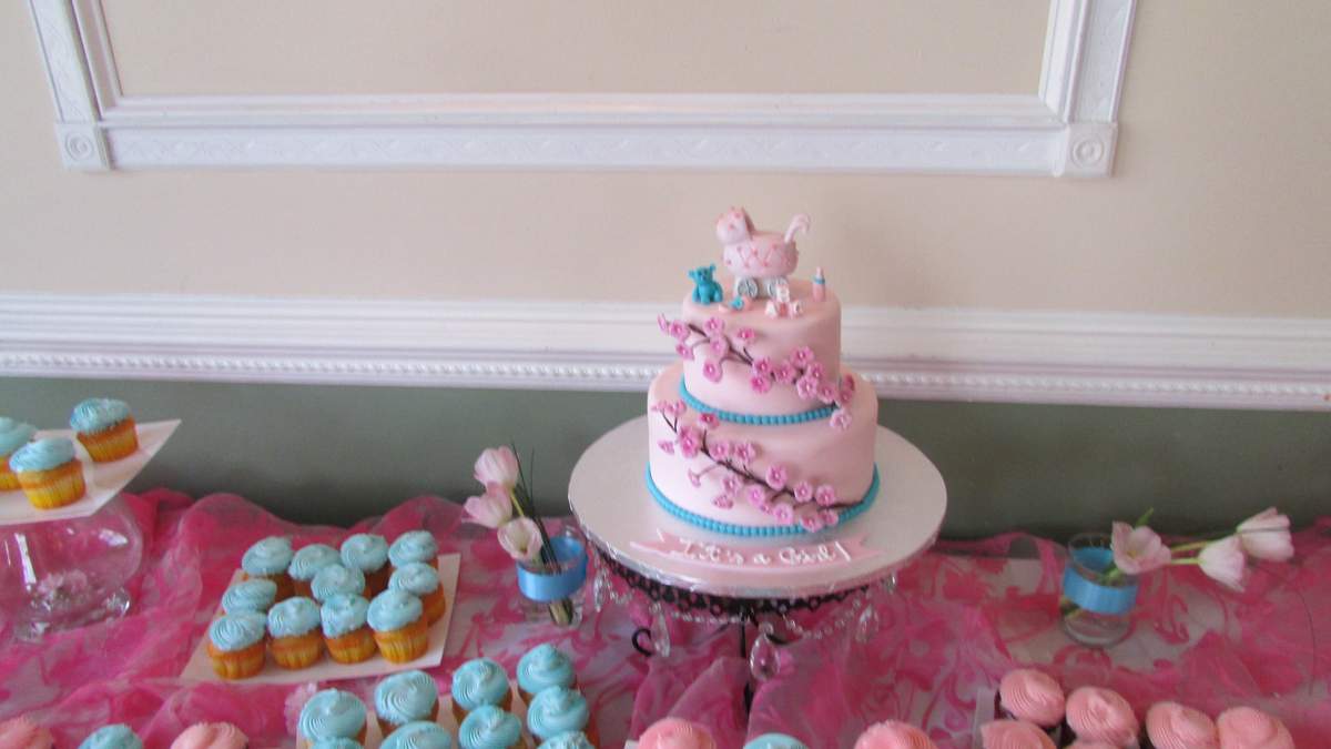 Cherry Blossoms / Baby Shower "My baby shower " Catch My Party