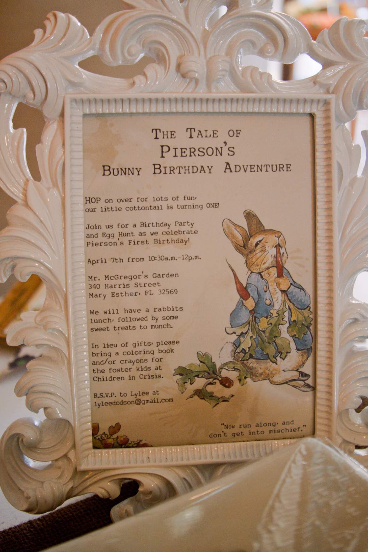 The Tale of Pierson's Bunny Birthday Adventure - The Tale of Peter Rabbit