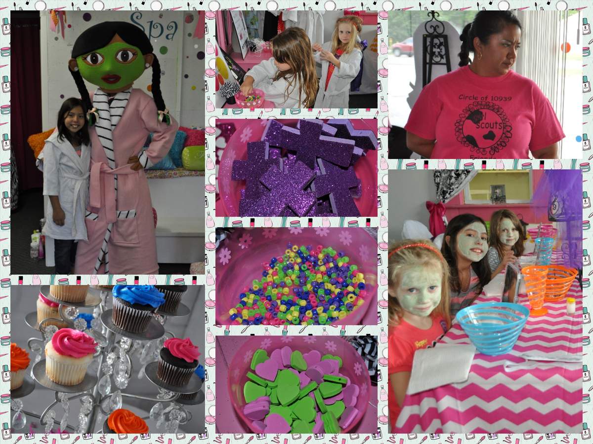 Girl Scouts Spa Mascot Party - Girlie Girl