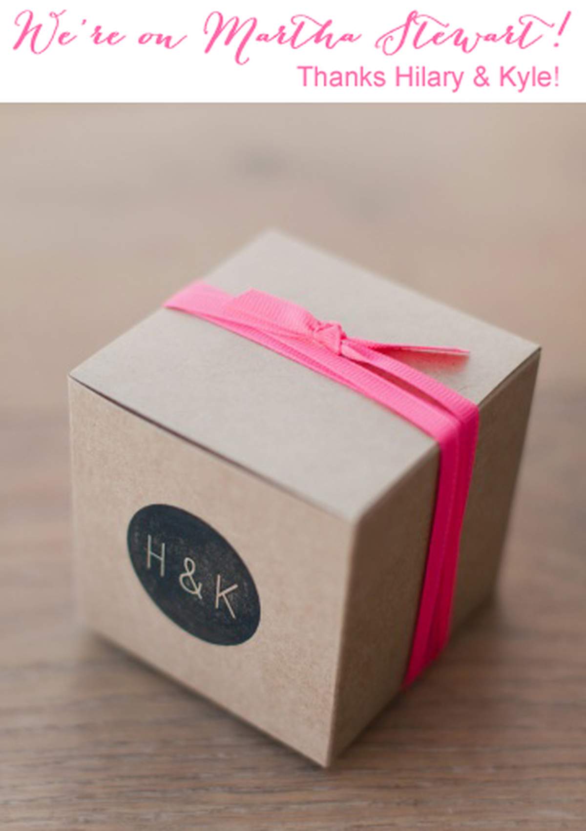Hilary & Kyle's Wedding - Party Favors