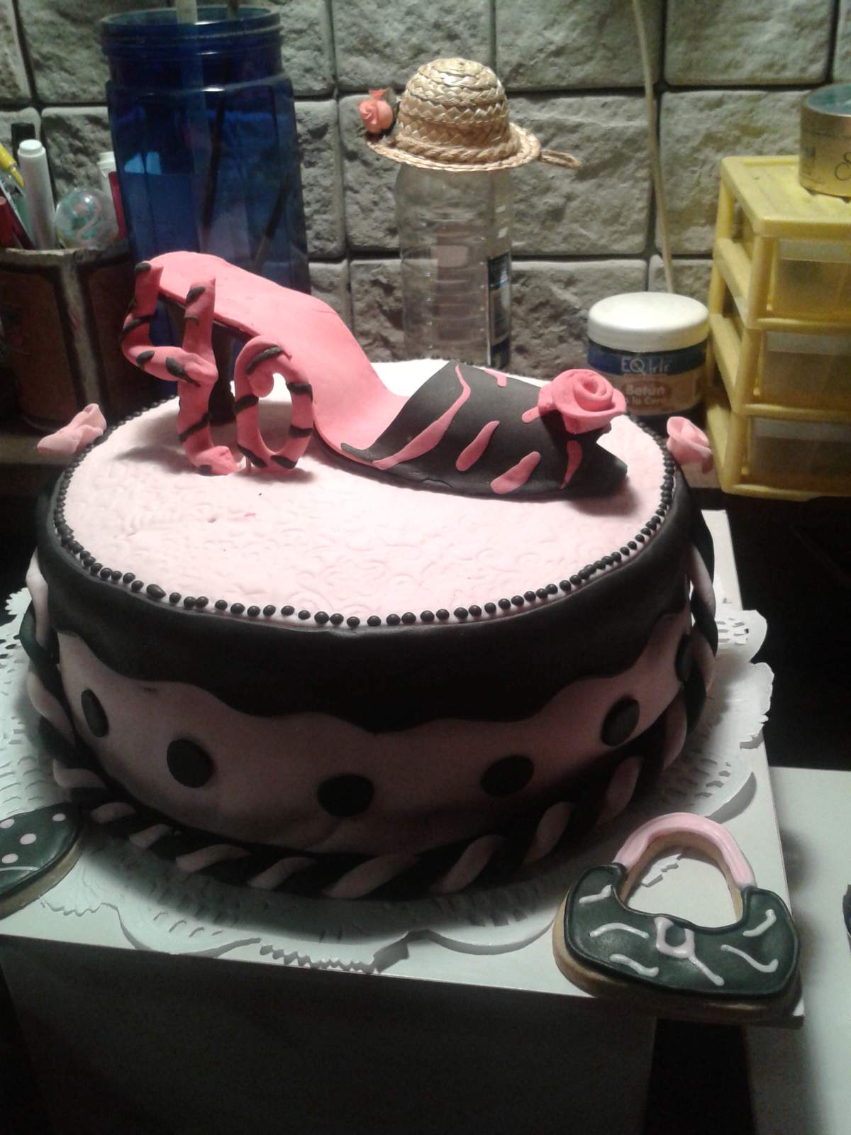Black and pink party - 40th birthday party
