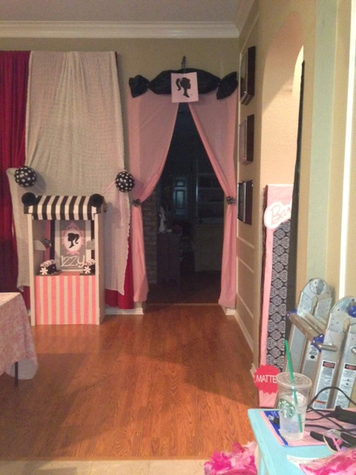 Izzy turns 5 - Barbie silhouette