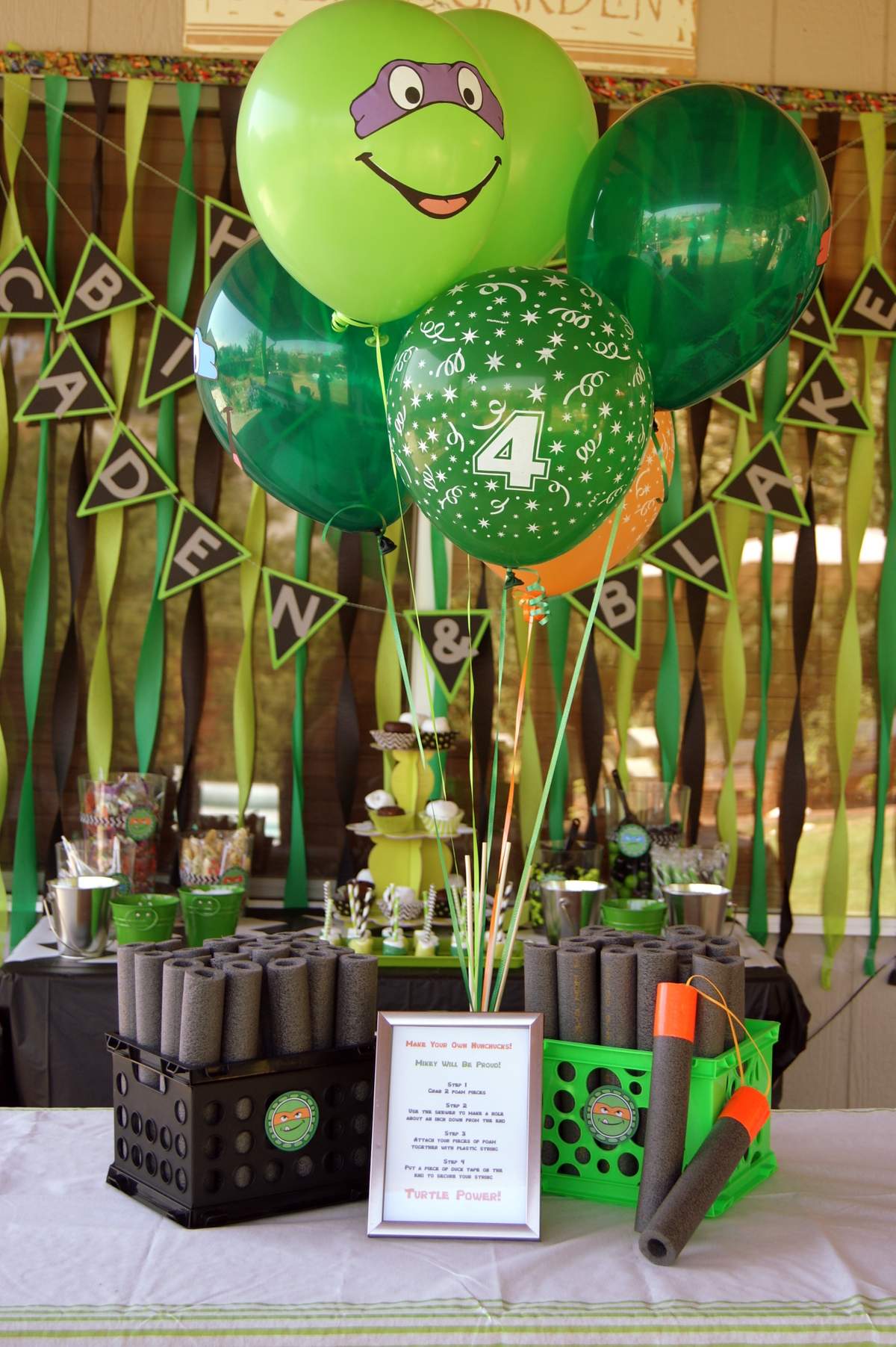 Teenage Mutant Ninja Turtles Birthday Party Ideas Photo 35 Of 50 Teenage Mutant Ninja Turtles Birthday Party Ideas Photo 35 Of 50