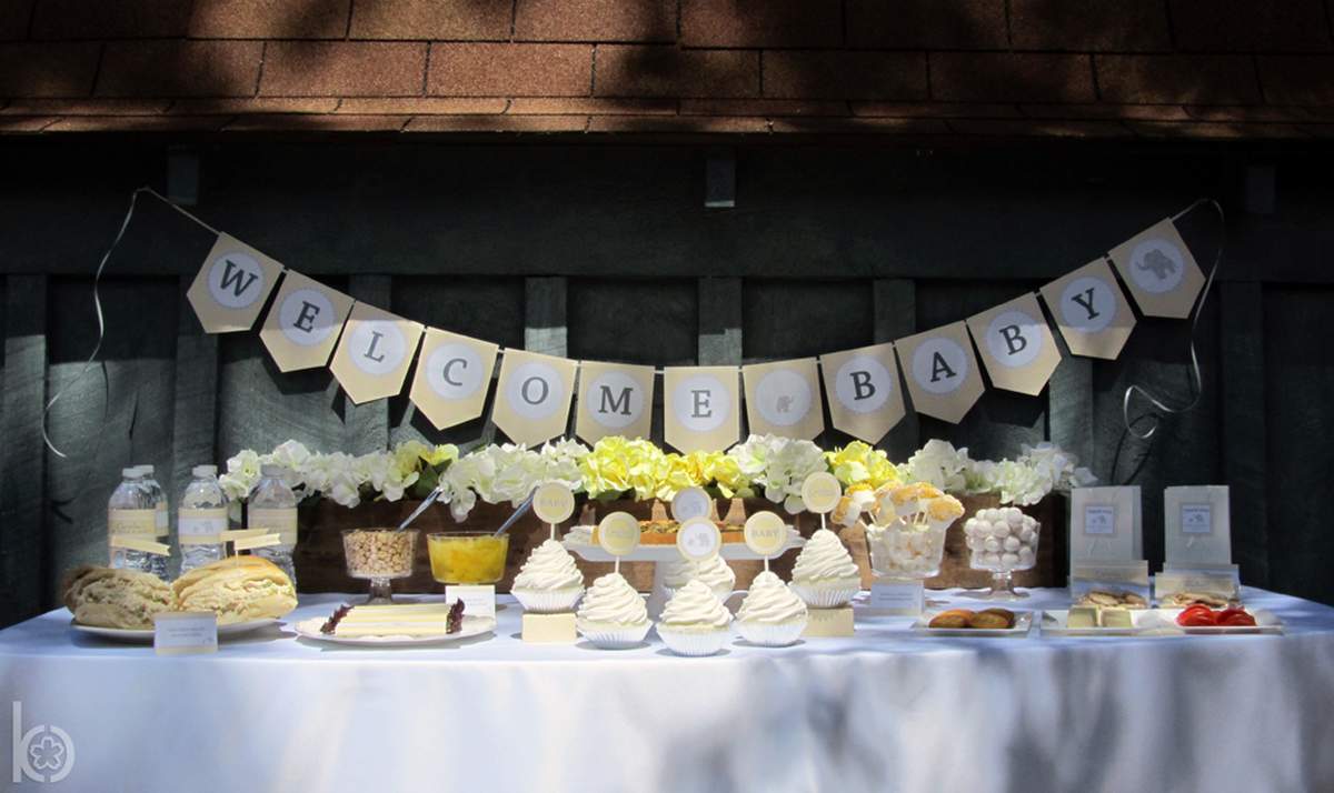 Elegant Elephant Baby Shower - Elephant