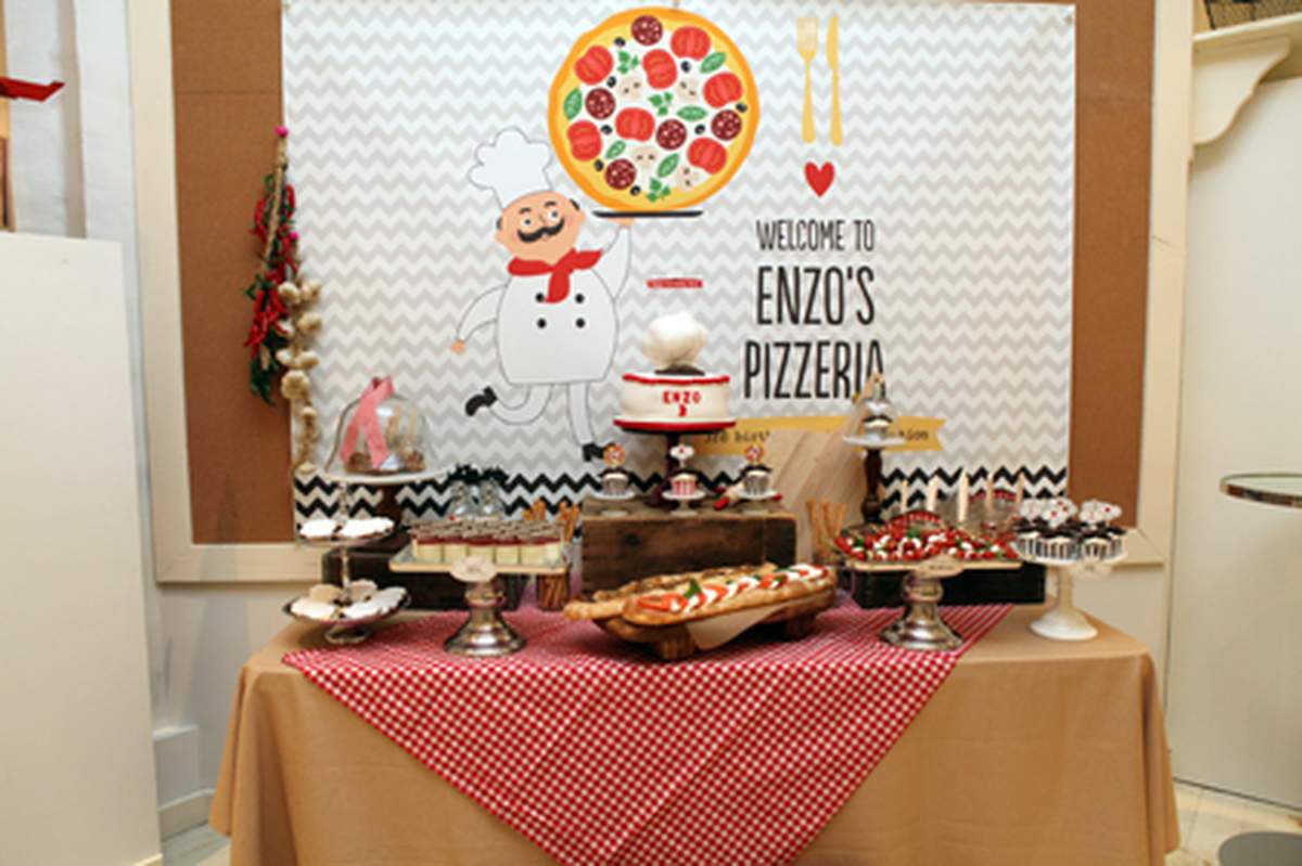 enzo's 5th birthday party - Pizza Party