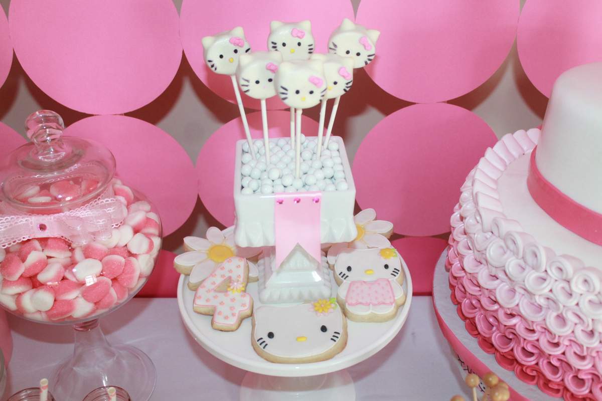 Hello Kitty Inspired 4th Birthday  - Hello Kitty!
