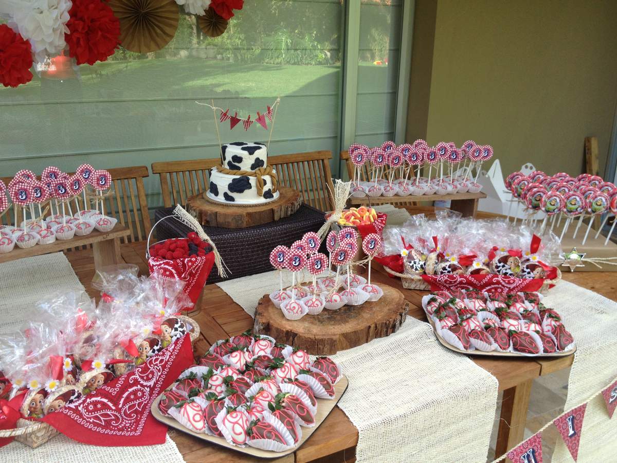 Cowboy Sweets Table - Toy Story Inspired
