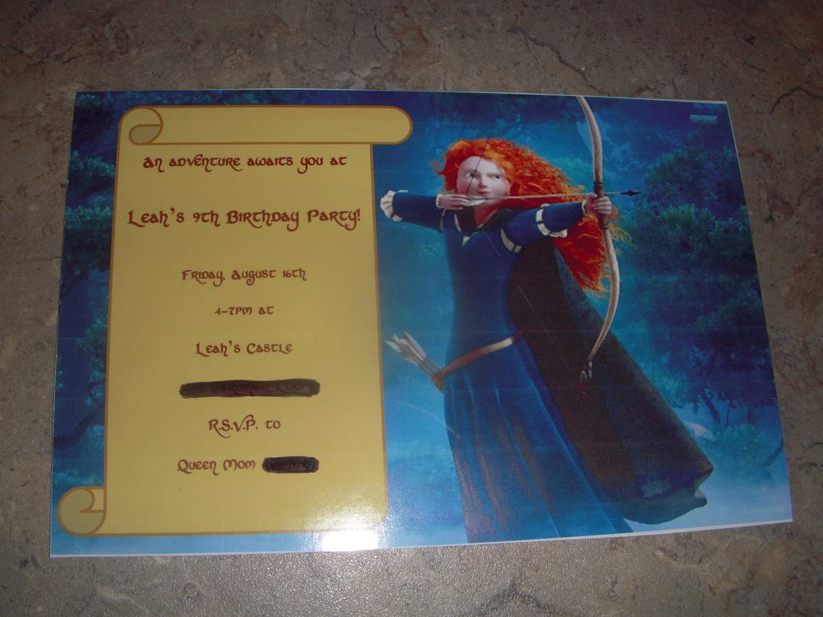 Leah's Brave Birthday - Disney Brave