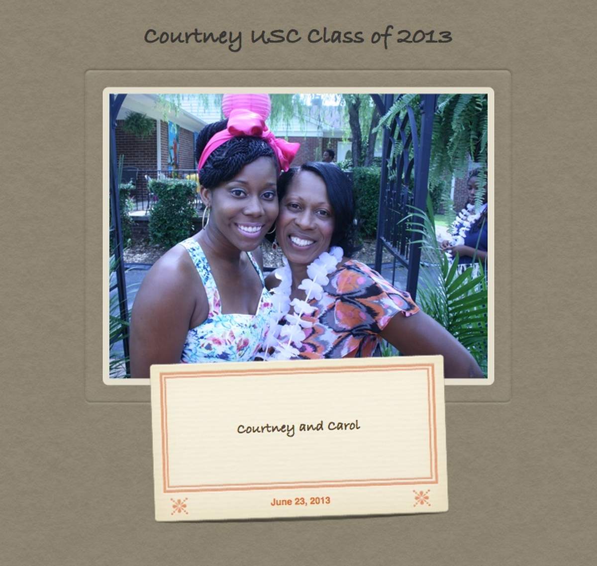 Courtney's Graduation Party - Nurse Graduation/Luau Party