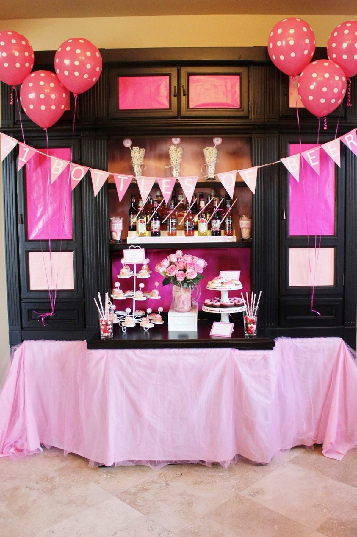 21st birthday celebration Birthday Party Ideas | Photo 1 of 38 | Catch ...