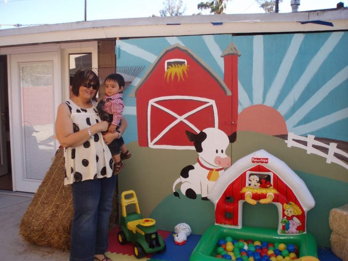 Matthews 1st Birthday Party - Farm, Barnyard