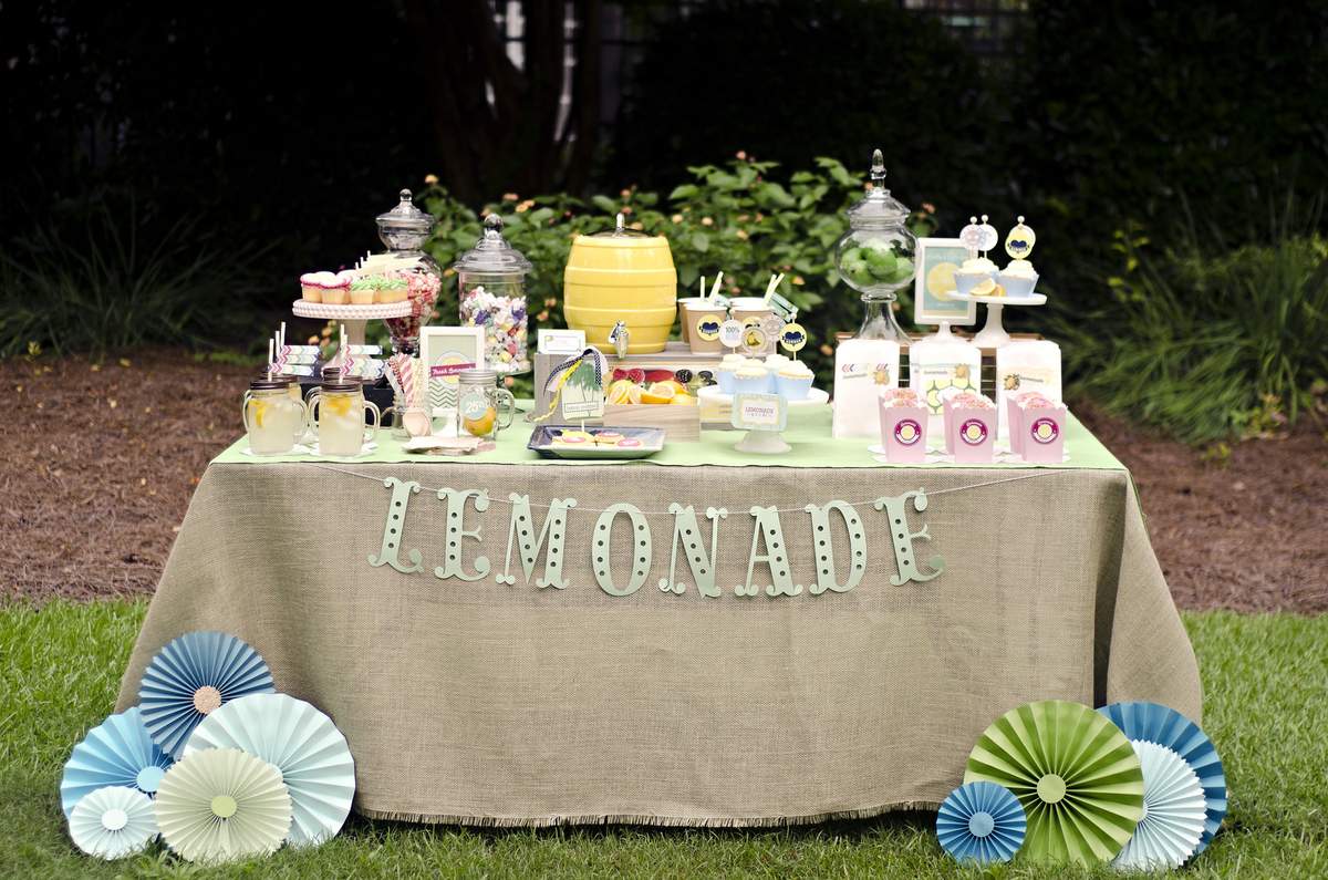 Celebrate Summer  - Lemonade Stand - Summer Celebration