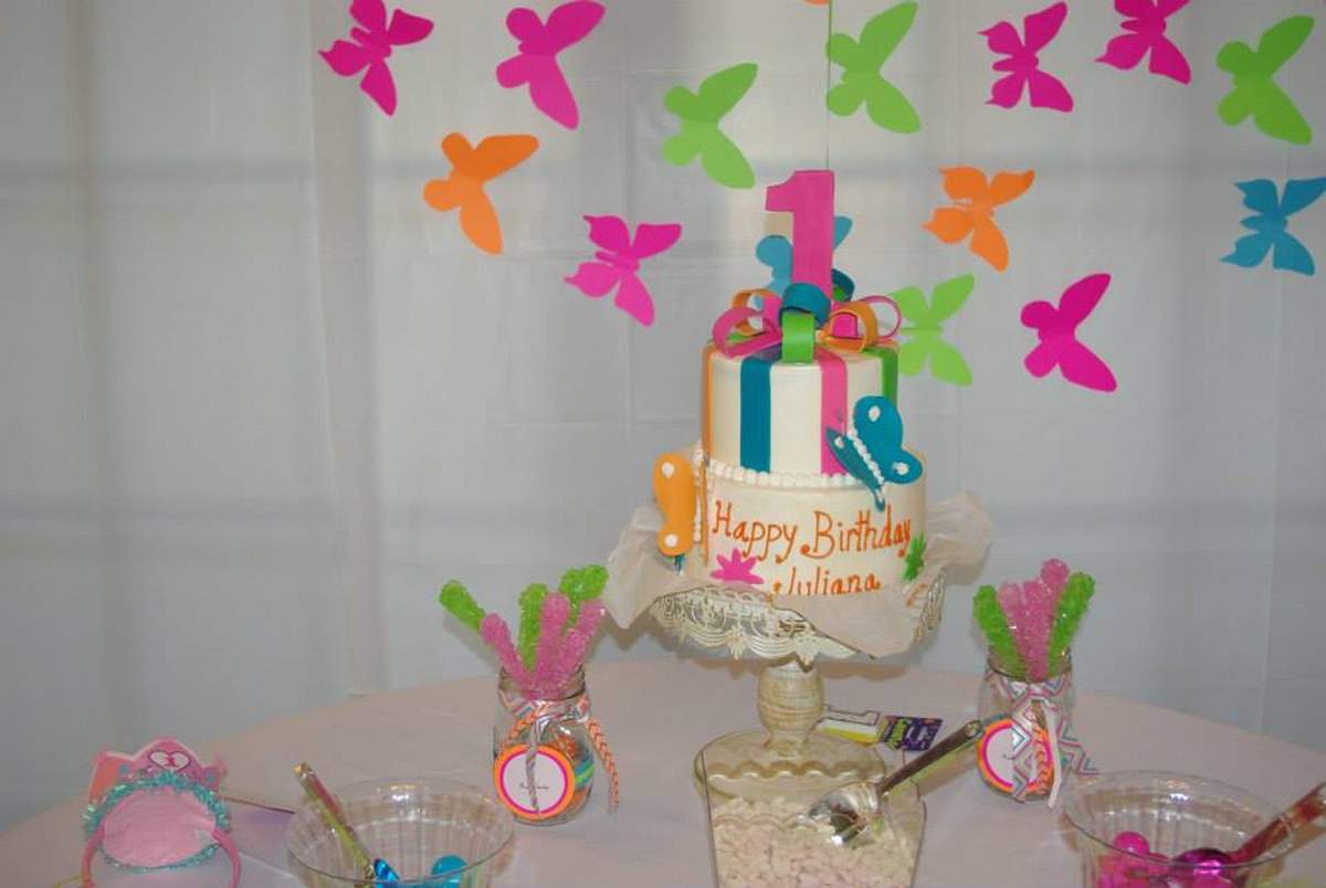 Juliana's Butterfly First Birthday - Butterflies