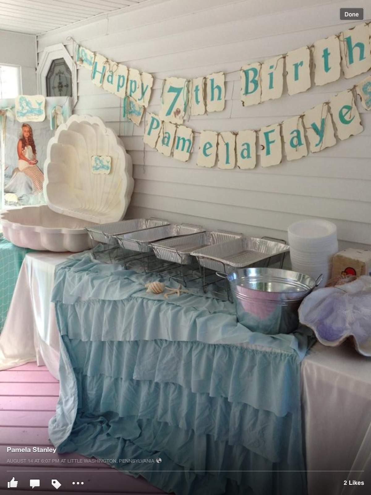 Mermaid birthday - Vintage mermaid