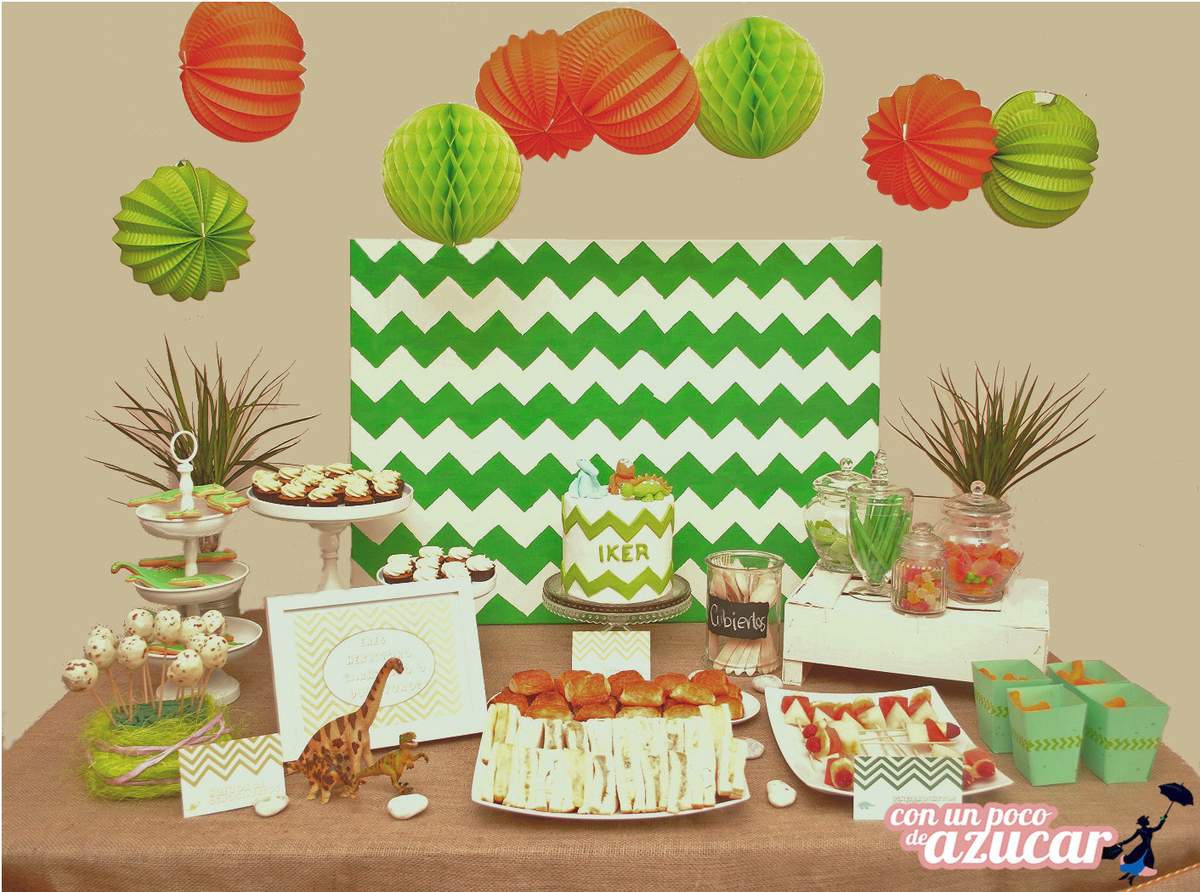 Dinosaur Chevron Birthday - Dinosaur Chevron party