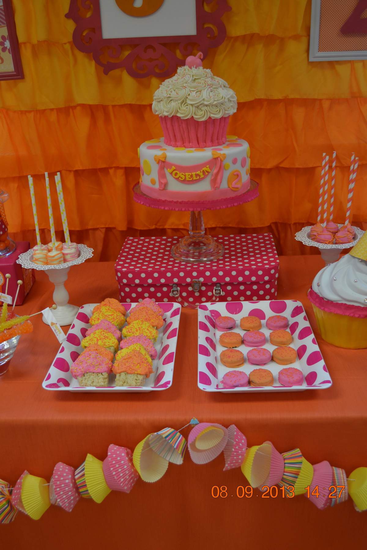 Cupcakes Birthday Party Ideas Photo 6 of 13 Catch My Party