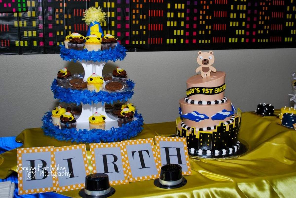 Anay's Brown Bear in the City First Birthday Celebration - Brown Bear in the City
