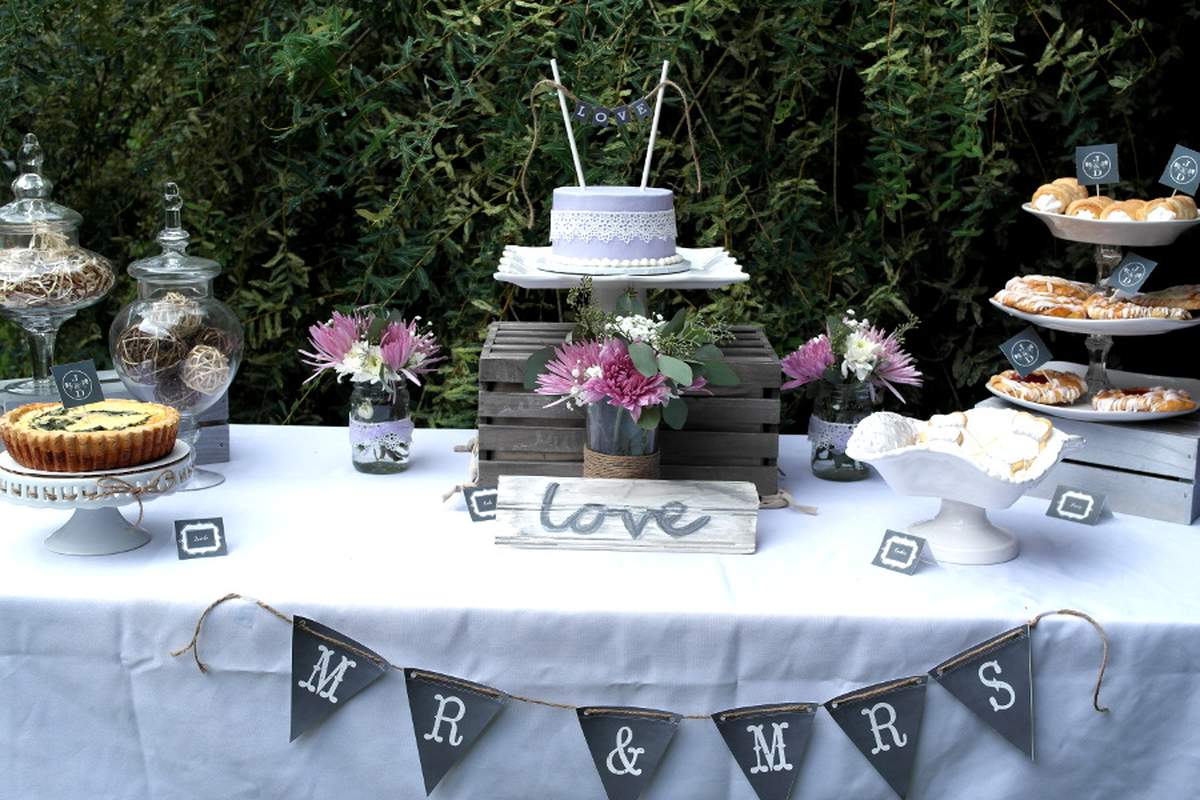 Lavender And Lace Rustic Bridal Shower Lavender And Lace Rustic Bridal Shower