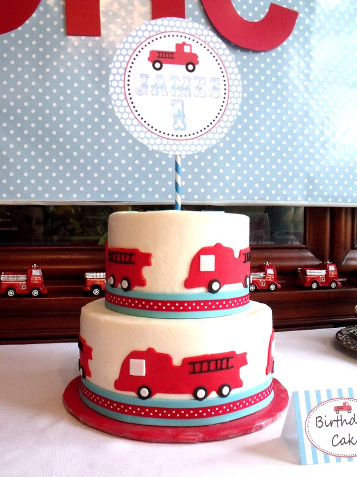 Fire Truck First Birthday - Fire Truck First Birthday