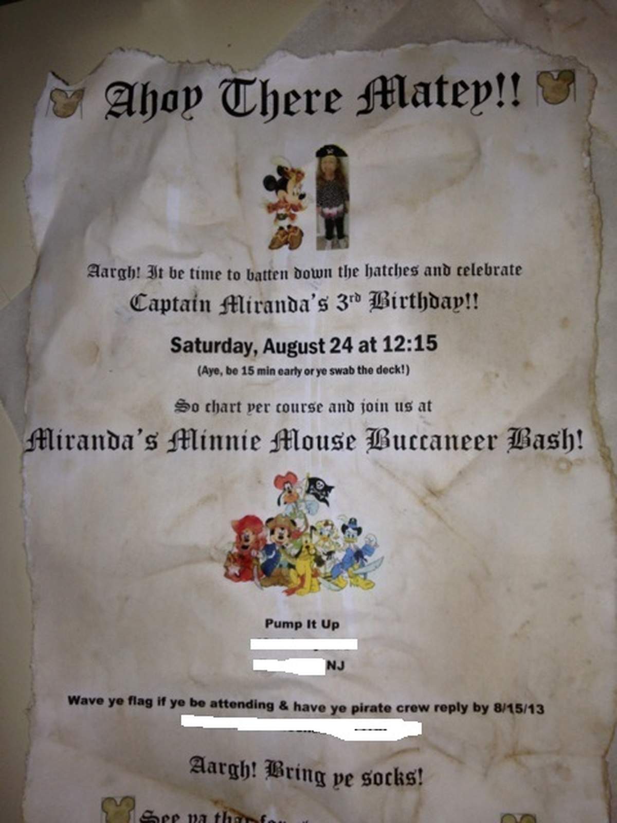 Miranda's Minnie Mouse Buccaneer Bash - Minnie Mouse Pirate