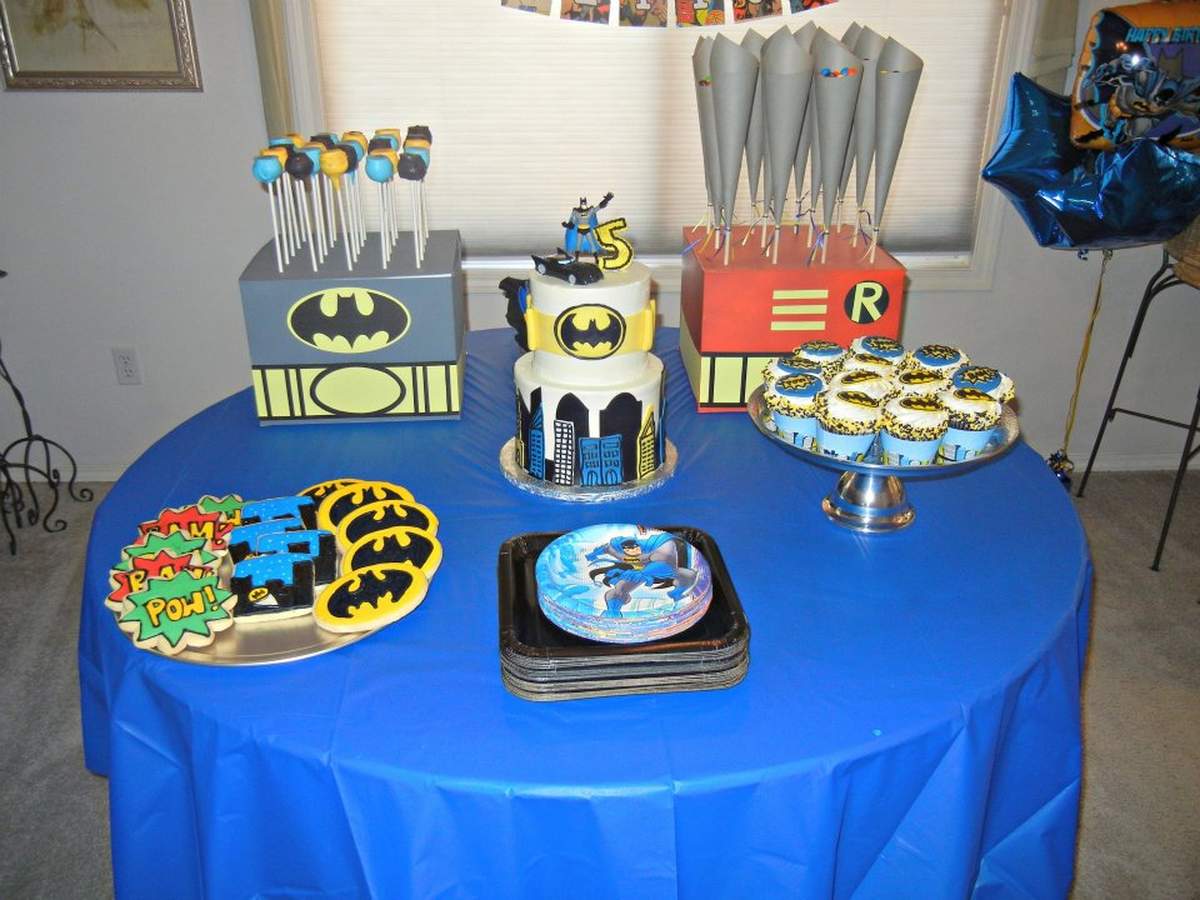 Peyton's 5th Batman Birthday  - Super Heroes:  Batman