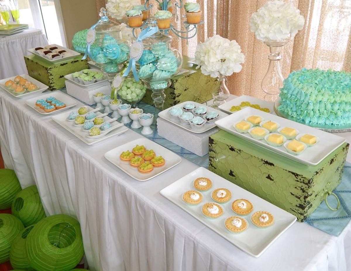 Modern Baptism Party Ideas Photo 26 of 32 Catch My Party